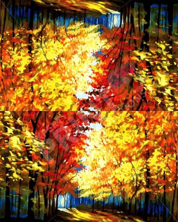 Colors of Fall Decorative Curbside Farm Mailbox Cover