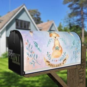 Cute Ethnic Fox - Dreamer Decorative Curbside Farm Mailbox Cover
