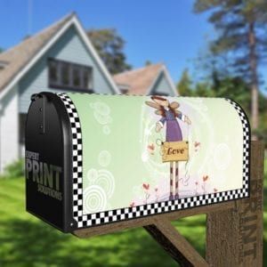 Angel of Love Decorative Curbside Farm Mailbox Cover