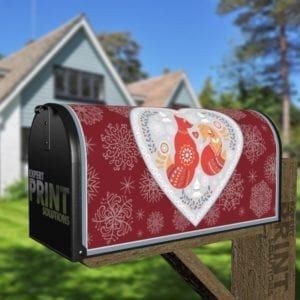 Christmas - Scandinavian Tale #8 Decorative Curbside Farm Mailbox Cover