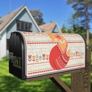 Christmas - Scandinavian Tale #3 Decorative Curbside Farm Mailbox Cover