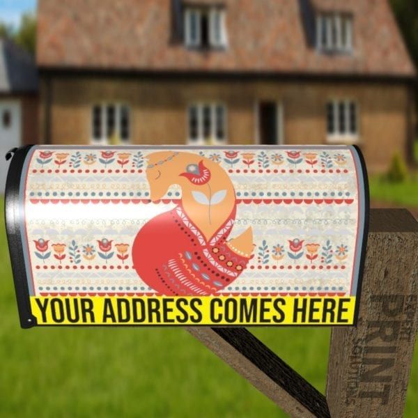 Christmas - Scandinavian Tale #3 Decorative Curbside Farm Mailbox Cover