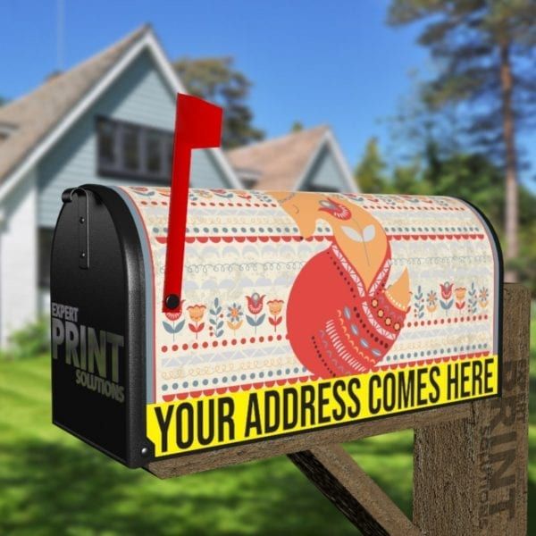 Christmas - Scandinavian Tale #3 Decorative Curbside Farm Mailbox Cover