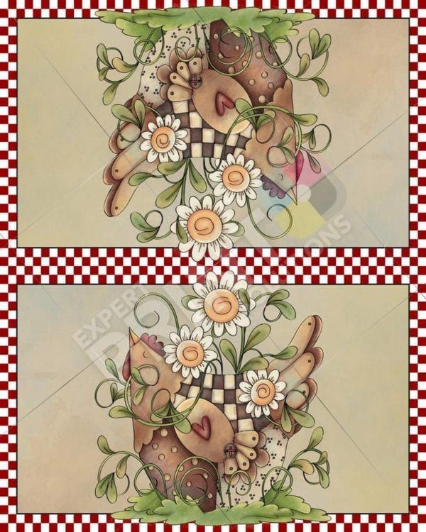 Prim Country Chicken Decorative Curbside Farm Mailbox Cover