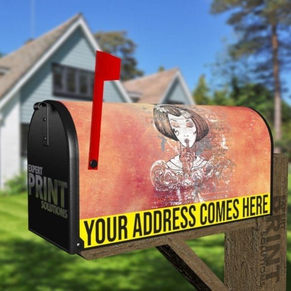 The Secret of Geisha Decorative Curbside Farm Mailbox Cover