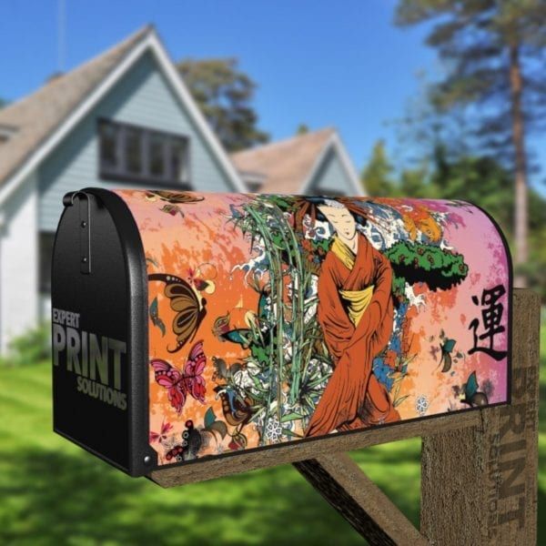 The Dream of Geisha Decorative Curbside Farm Mailbox Cover