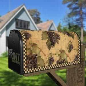 Juicy Fruit - Grapes Decorative Curbside Farm Mailbox Cover
