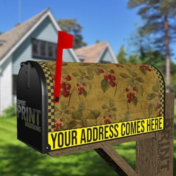 Juicy Fruit - Cherries Decorative Curbside Farm Mailbox Cover