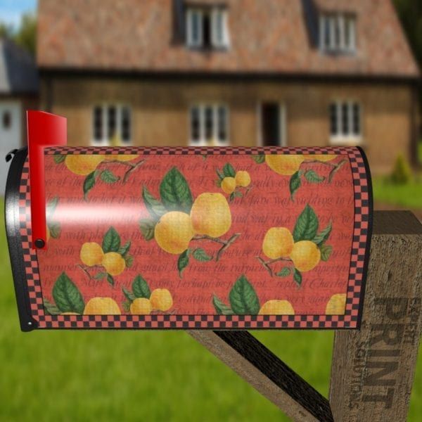 Juicy Fruit - Lemons Decorative Curbside Farm Mailbox Cover
