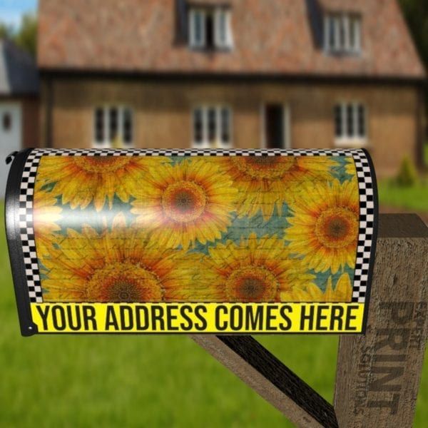 Beautiful Sunflowers #4 Decorative Curbside Farm Mailbox Cover
