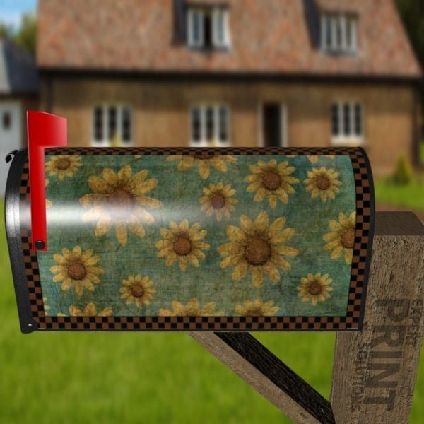 Beautiful Sunflowers #2 Decorative Curbside Farm Mailbox Cover