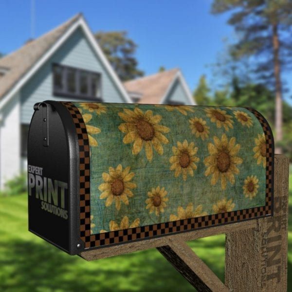 Beautiful Sunflowers #2 Decorative Curbside Farm Mailbox Cover