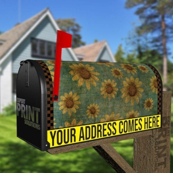 Beautiful Sunflowers #2 Decorative Curbside Farm Mailbox Cover