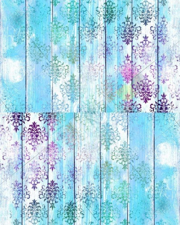 Bohemian Wood Flower Design Decorative Curbside Farm Mailbox Cover