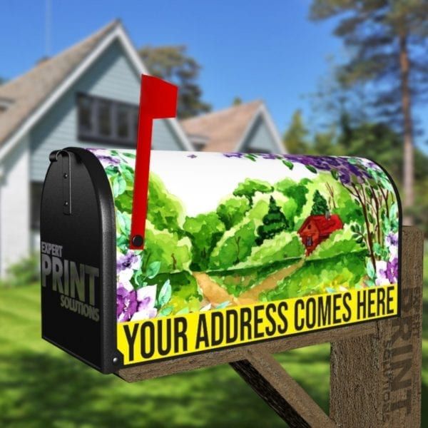 Summer Farmhouse Decorative Curbside Farm Mailbox Cover