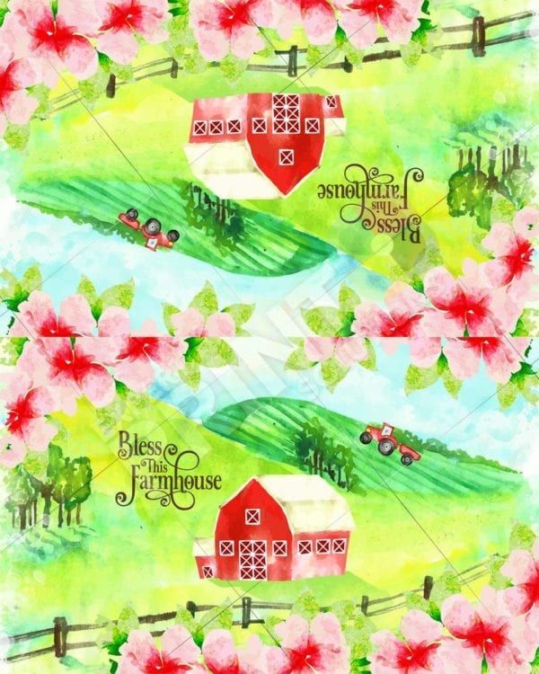 Bless this Farmhouse Decorative Curbside Farm Mailbox Cover