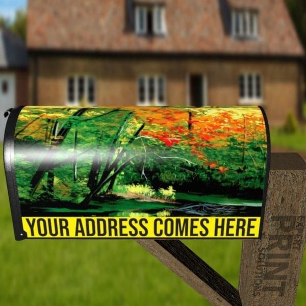 Beautiful Reflection at the Lake Decorative Curbside Farm Mailbox Cover