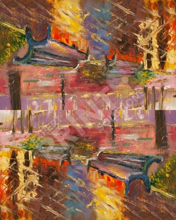 Autumn in the City #2 Decorative Curbside Farm Mailbox Cover