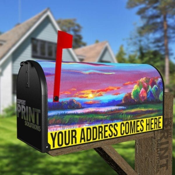 Beautiful Fantasy Landscapes #3 Decorative Curbside Farm Mailbox Cover