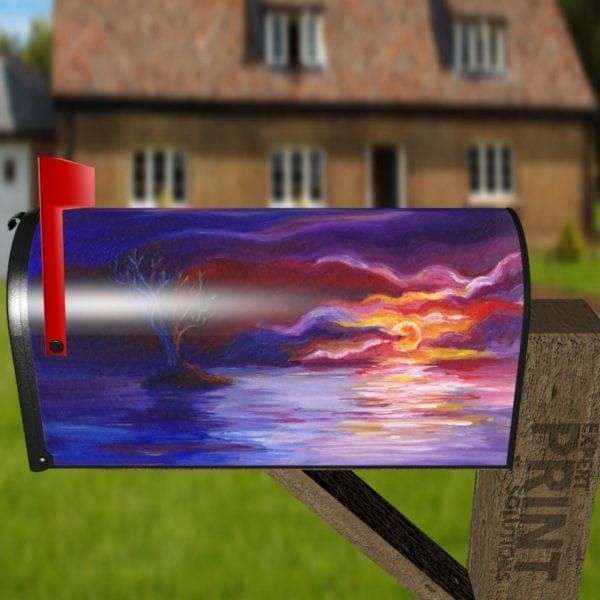Beautiful Fantasy Landscapes #6 Decorative Curbside Farm Mailbox Cover