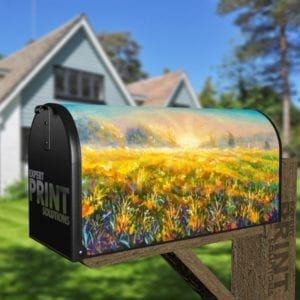 Beautiful Summer Sunrise Decorative Curbside Farm Mailbox Cover