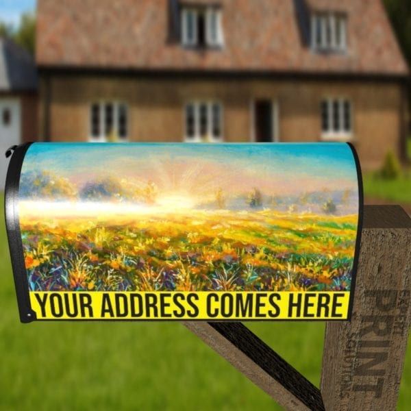 Beautiful Summer Sunrise Decorative Curbside Farm Mailbox Cover