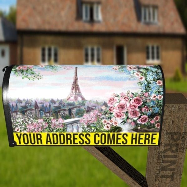 Beautiful Balcony in Paris Decorative Curbside Farm Mailbox Cover