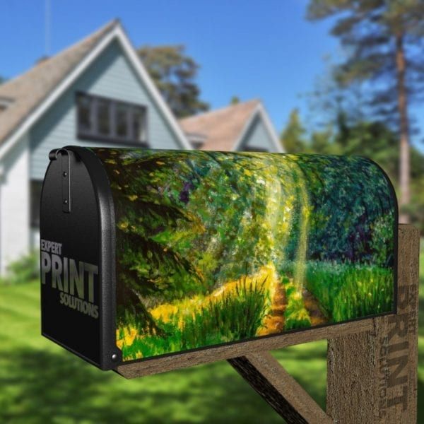 Sunny July Morning Decorative Curbside Farm Mailbox Cover