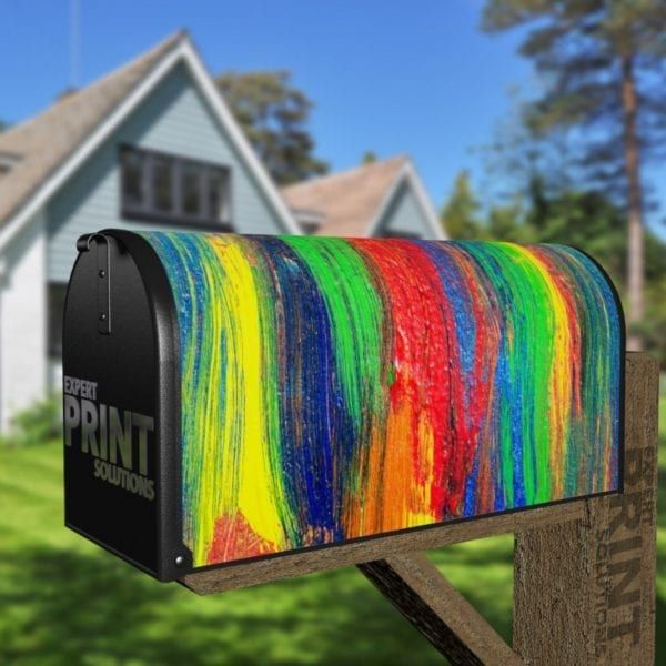 Beautiful Bright Oil Painting Pattern Decorative Curbside Farm Mailbox Cover