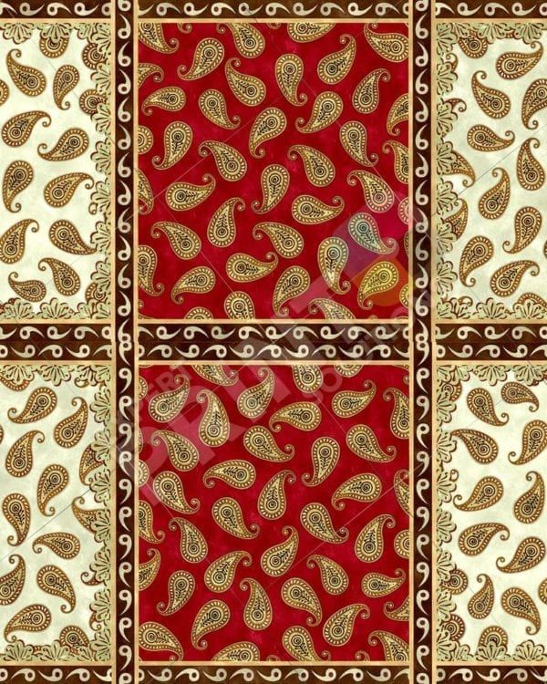 Beautiful Folk Ethnic Native Boho Paisley Design #10 Decorative Curbside Farm Mailbox Cover