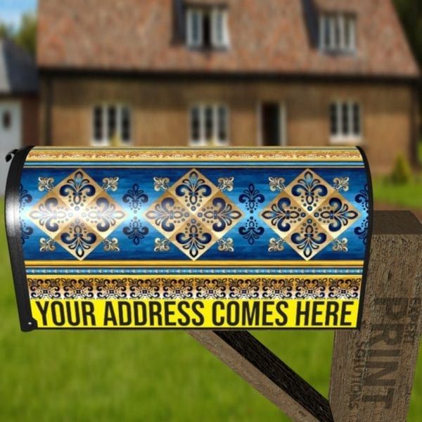Beautiful Ethnic Native Boho Design Decorative Curbside Farm Mailbox Cover