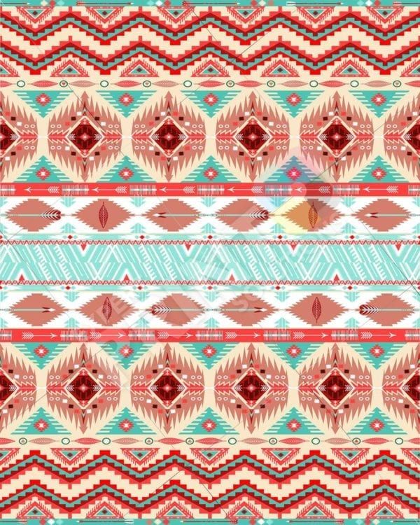 Pretty Native Folk Design Decorative Curbside Farm Mailbox Cover