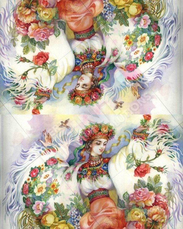 Beautiful Eastern European Folk Dancer Decorative Curbside Farm Mailbox Cover