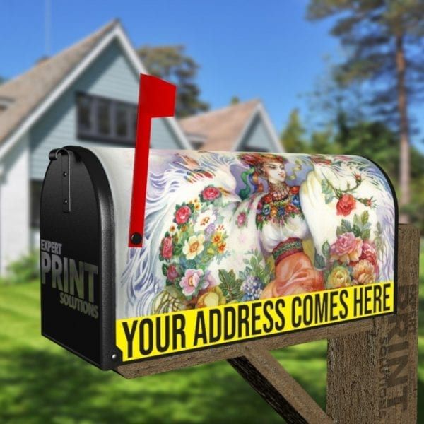 Beautiful Eastern European Folk Dancer Decorative Curbside Farm Mailbox Cover