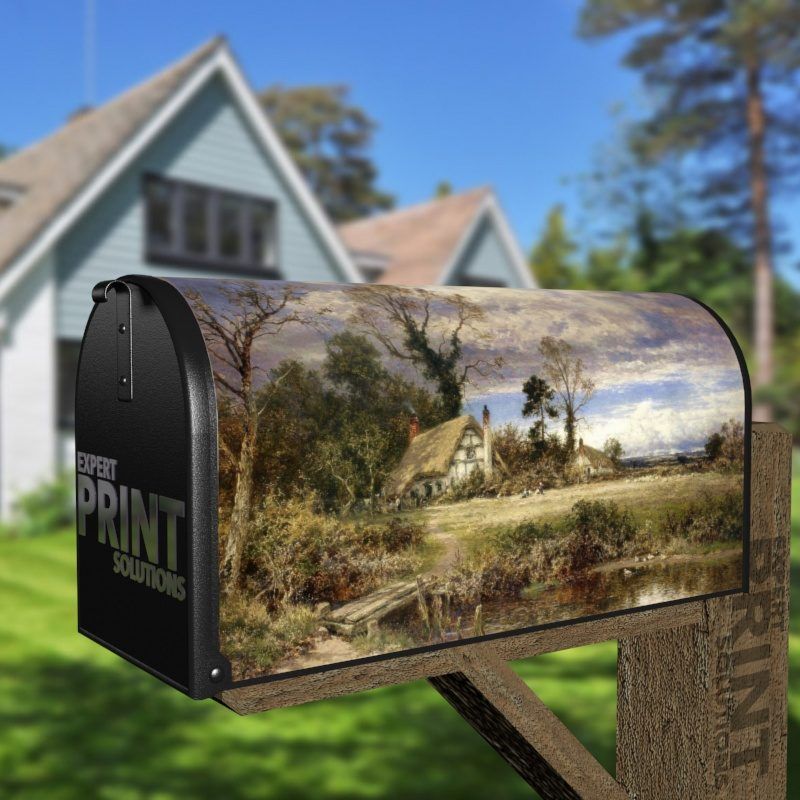 Little Old Farmhouse Decorative Curbside Farm Mailbox Cover