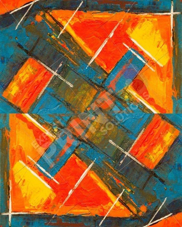 Colorful Abstract Design Decorative Curbside Farm Mailbox Cover