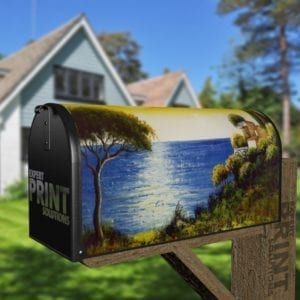 Seaside in Tuscany Decorative Curbside Farm Mailbox Cover