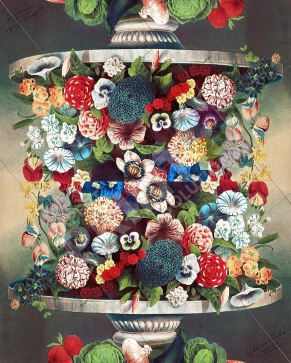Flowers and Fruit Still Life Decorative Curbside Farm Mailbox Cover