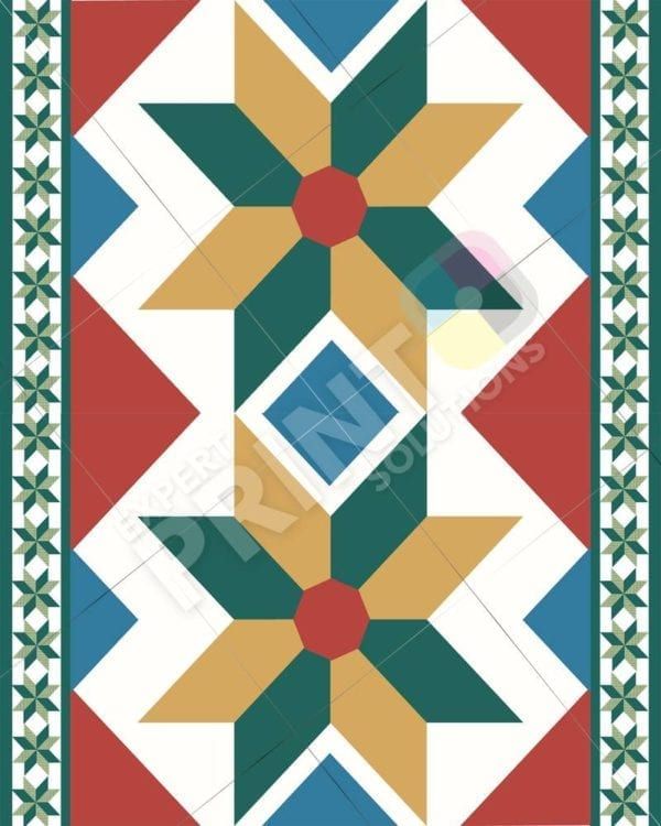 Beautiful Farmhouse Quilt Patchwork Design #2 Decorative Curbside Farm Mailbox Cover