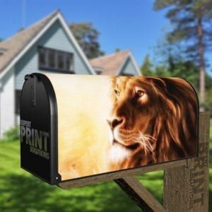 Beautiful Lion Head Decorative Curbside Farm Mailbox Cover