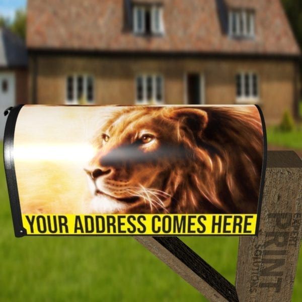 Beautiful Lion Head Decorative Curbside Farm Mailbox Cover