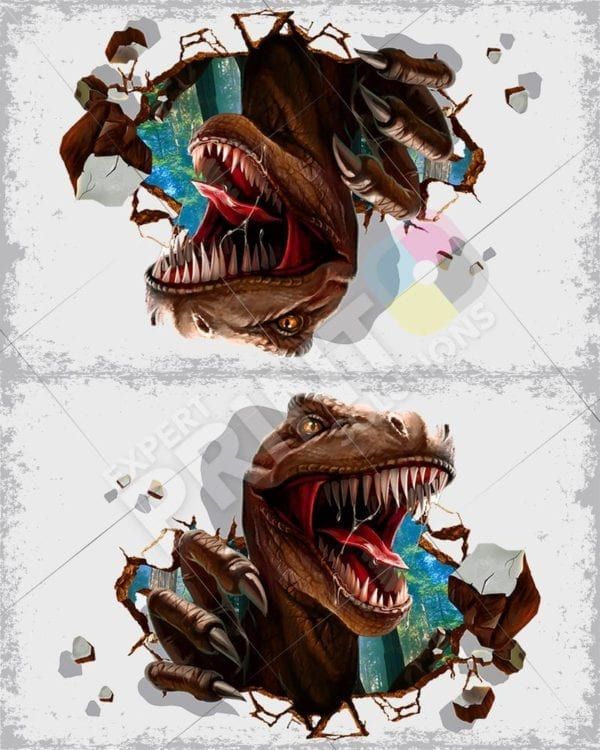 Scary T-Rex Decorative Curbside Farm Mailbox Cover