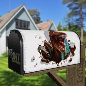 Scary T-Rex Decorative Curbside Farm Mailbox Cover