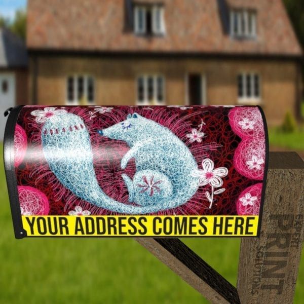 Blue Spring Fox Decorative Curbside Farm Mailbox Cover