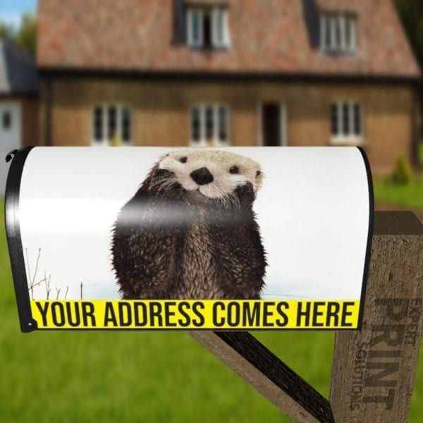 The Cutest Otter Decorative Curbside Farm Mailbox Cover