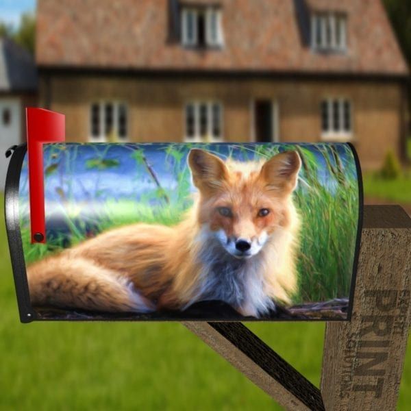Beautiful Young Fox Decorative Curbside Farm Mailbox Cover