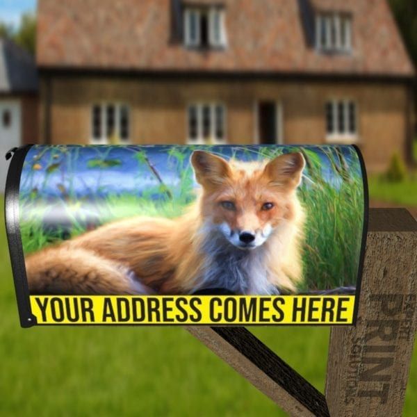 Beautiful Young Fox Decorative Curbside Farm Mailbox Cover