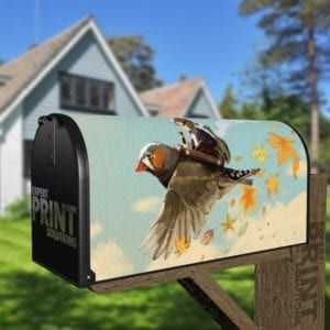 Fairy and a Finch Decorative Curbside Farm Mailbox Cover