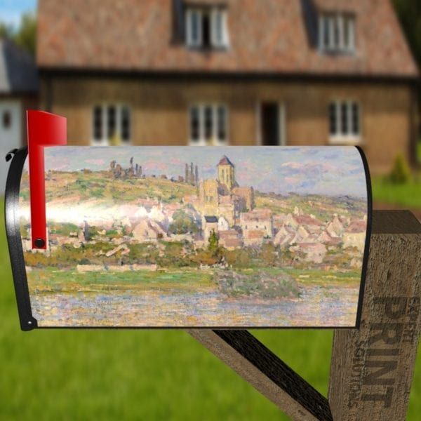 Vétheuil in Summer by Claude Monet Decorative Curbside Farm Mailbox Cover