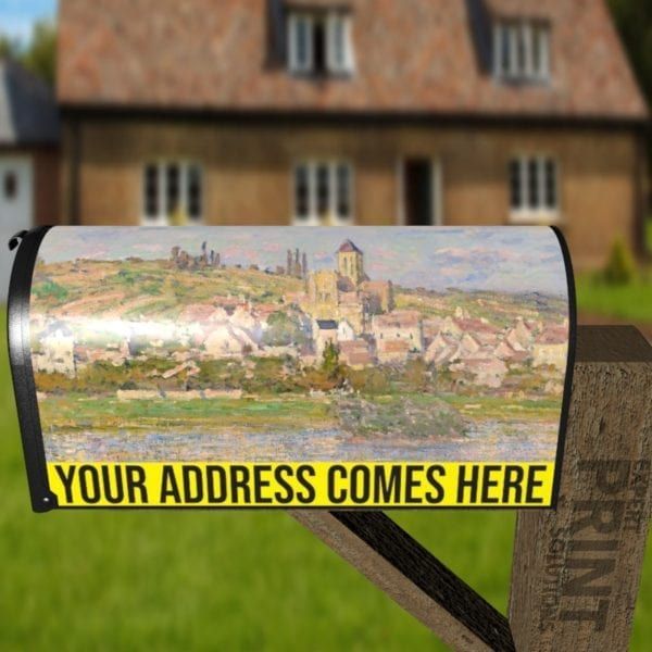 Vétheuil in Summer by Claude Monet Decorative Curbside Farm Mailbox Cover